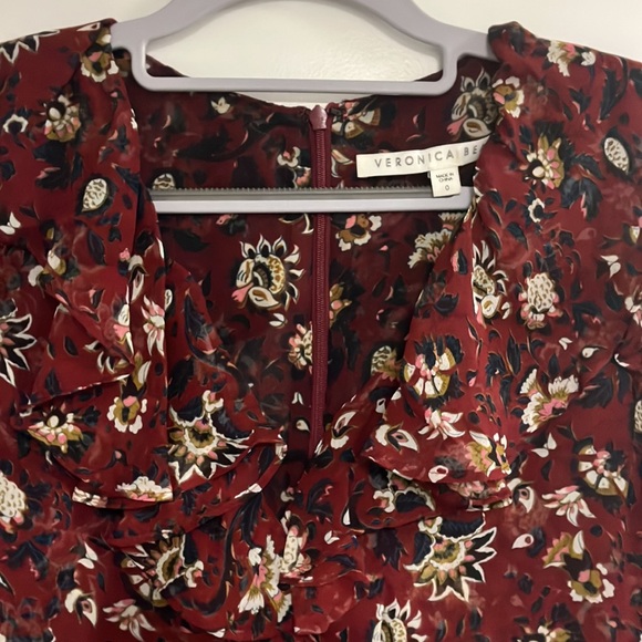 Veronica Beard Floral long Sleeve Dress - Picture 2 of 5